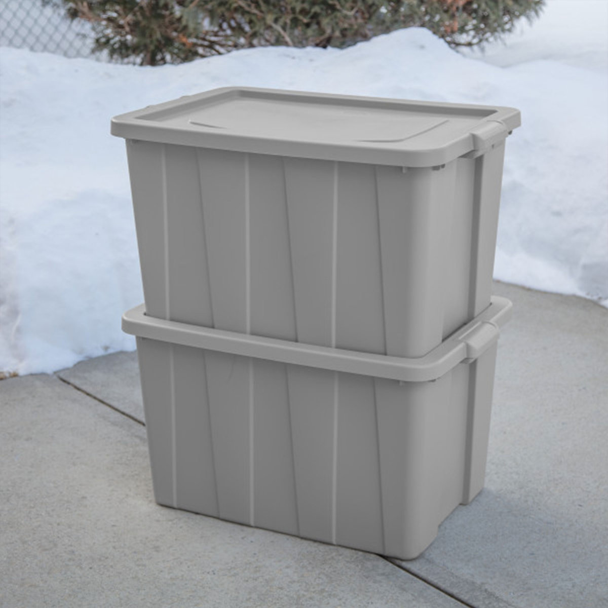 Plastic Storage Tote Container Bin with Lid